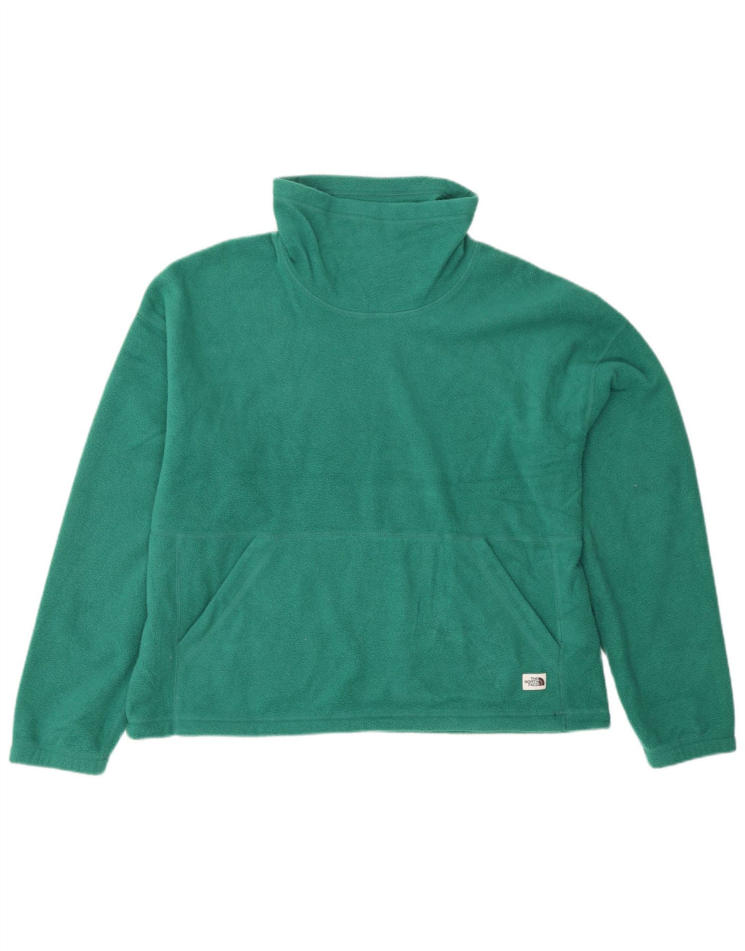 THE NORTH FACE Maglione in pile da donna UK 14 Poliestere verde medio