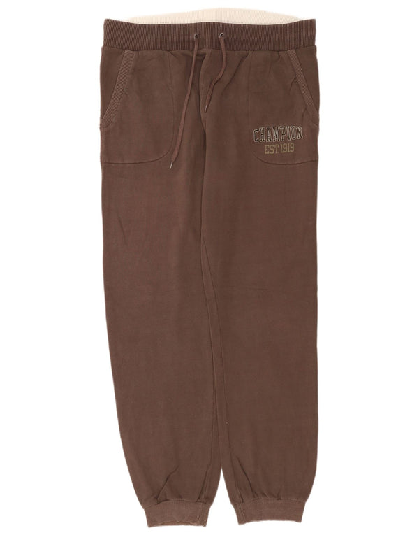 Pantaloni da tuta con grafica da uomo Champion Joggers XL in cotone marrone
