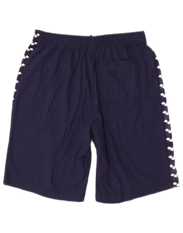 Pantaloncini sportivi grafici Arena da donna S.S. Lazio UK 18 XL cotone blu navy