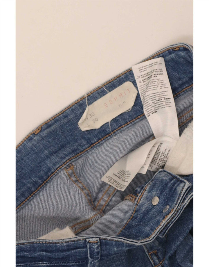 Jeans slim da donna Esprit W30 L30 cotone blu