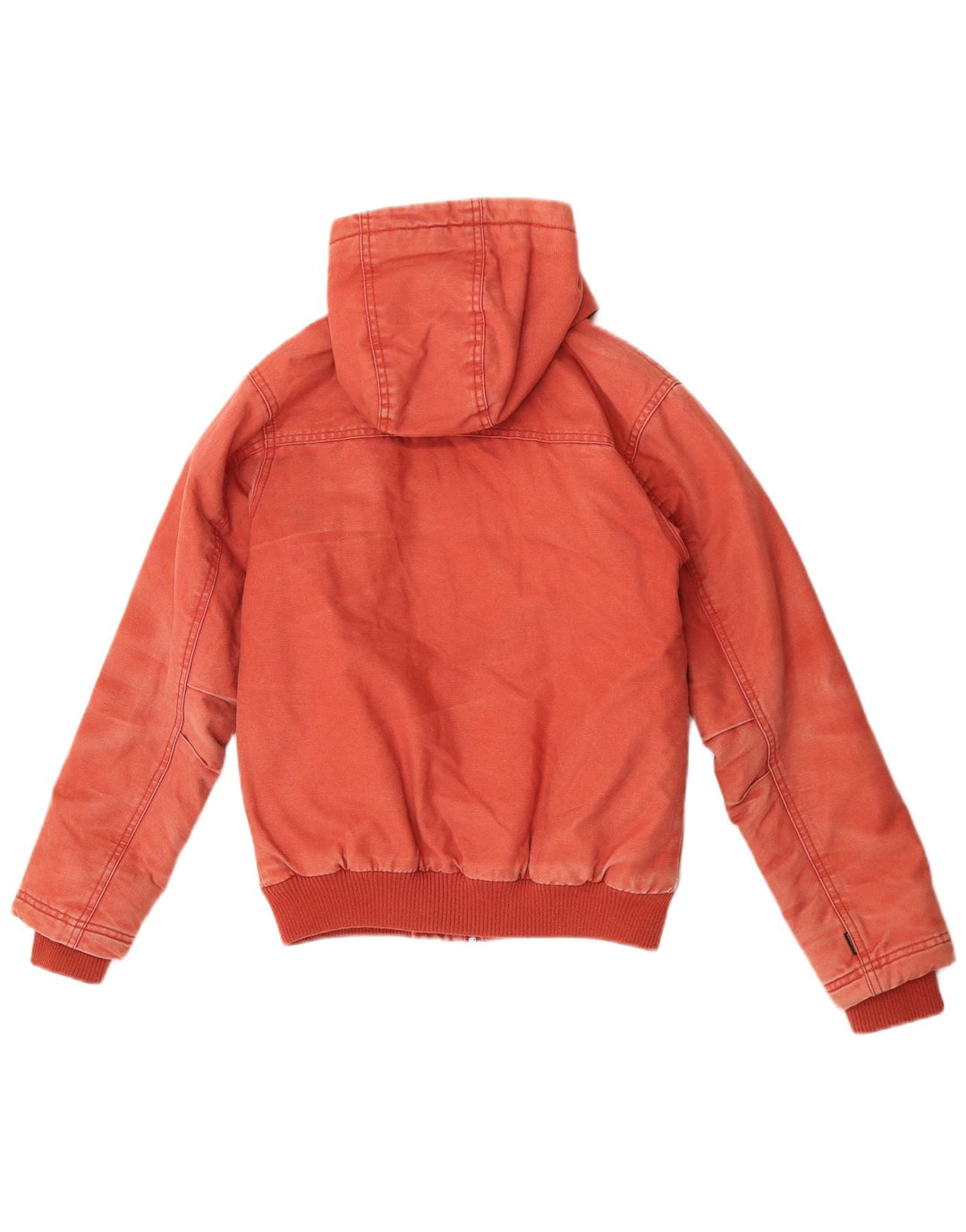 Giubbotto bomber con cappuccio da donna Quiksilver UK 12 medio rosso cotone