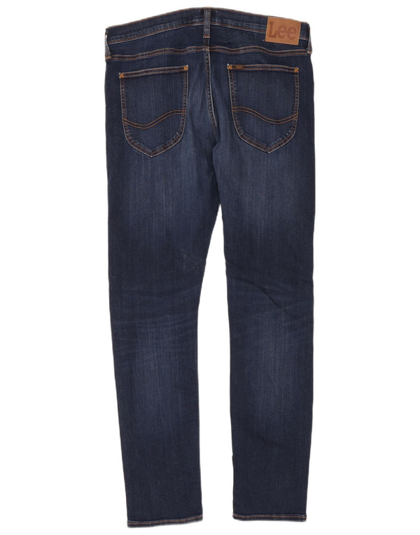 Jeans Lee Luke Slim da uomo W34 L32 in cotone blu navy