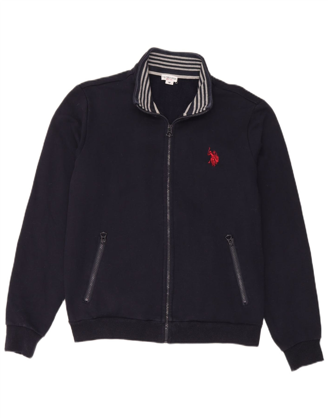 Polo Assn. Giacca da tuta grafica da uomo blu medio medio