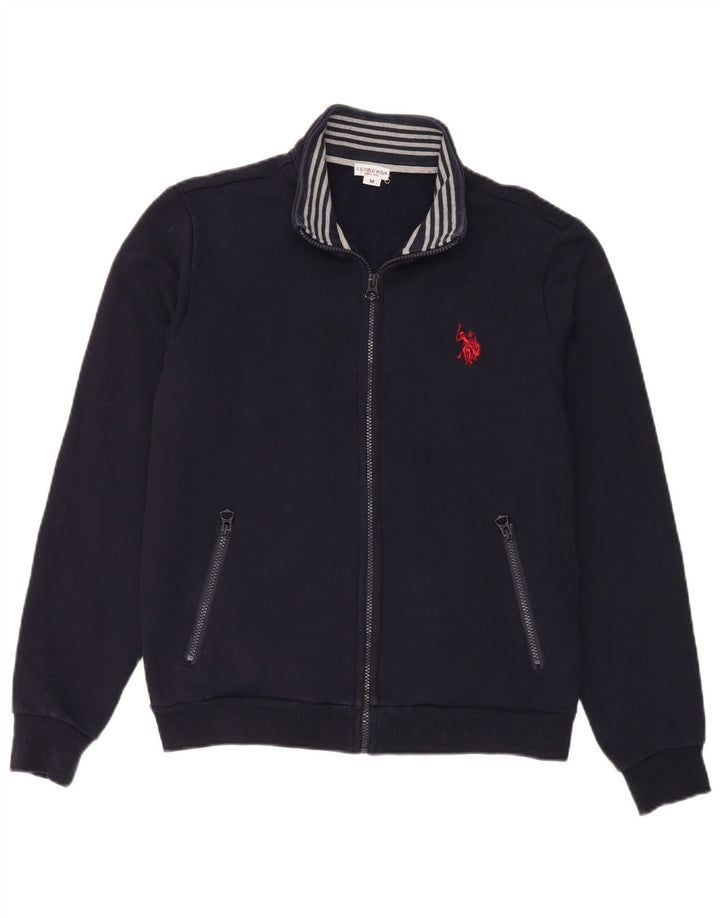 Polo Assn. Giacca da tuta grafica da uomo blu medio medio