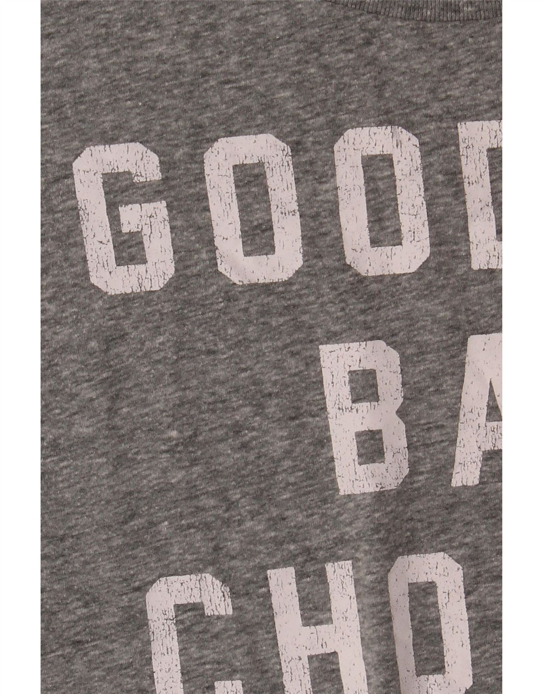 T-shirt con grafica muscolare da uomo Abercrombie & Fitch in cotone grigio medio