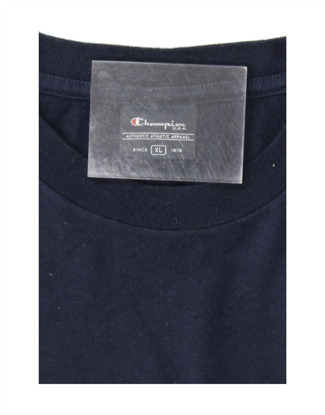 CHAMPION Mens T-Shirt Top XL Navy Blue Vintage Champion and Second-Hand Champion from Messina Hembry 