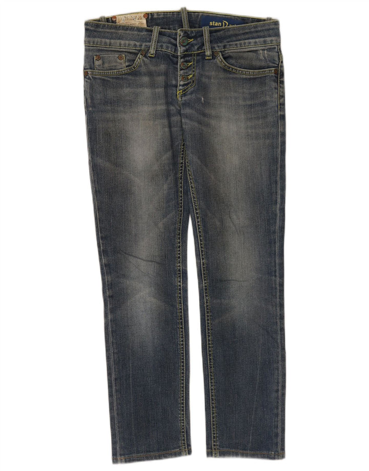 Jeans dritti da donna Dondup W29 L28 cotone blu