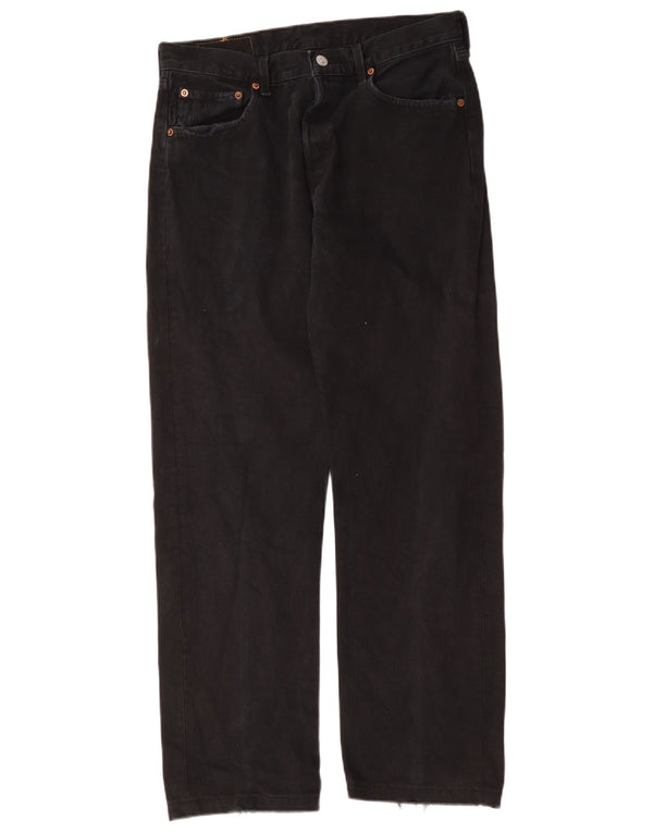 Levi's Donna 501 W32 L29 Cotone Nero