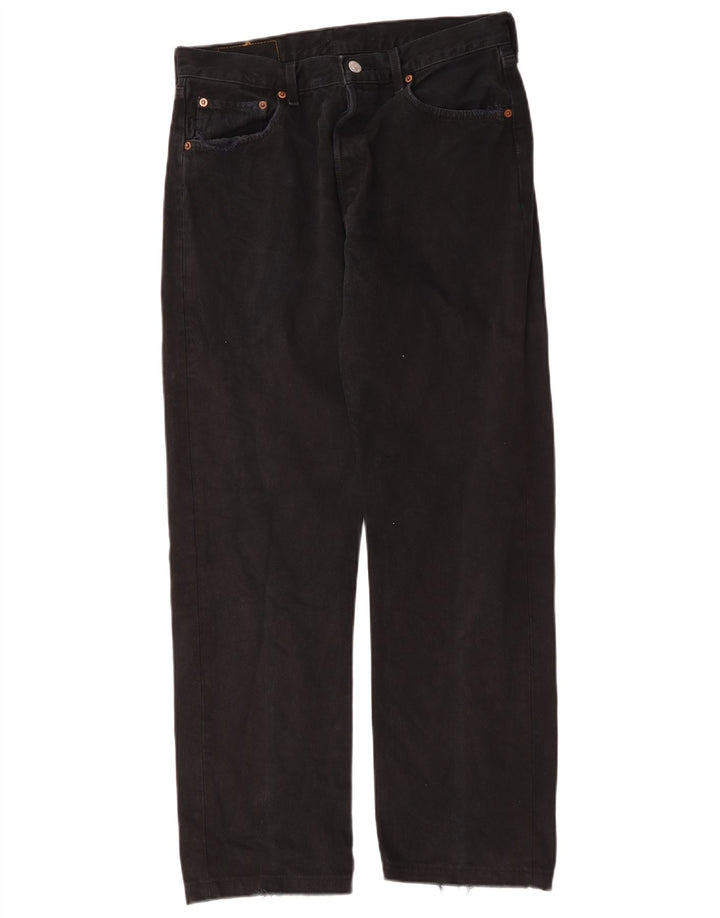 Levi's Donna 501 W32 L29 Cotone Nero