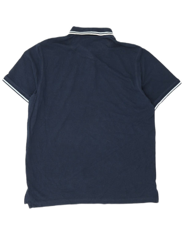Polo da uomo Regular Fit Pierre Cardin XL in cotone blu navy