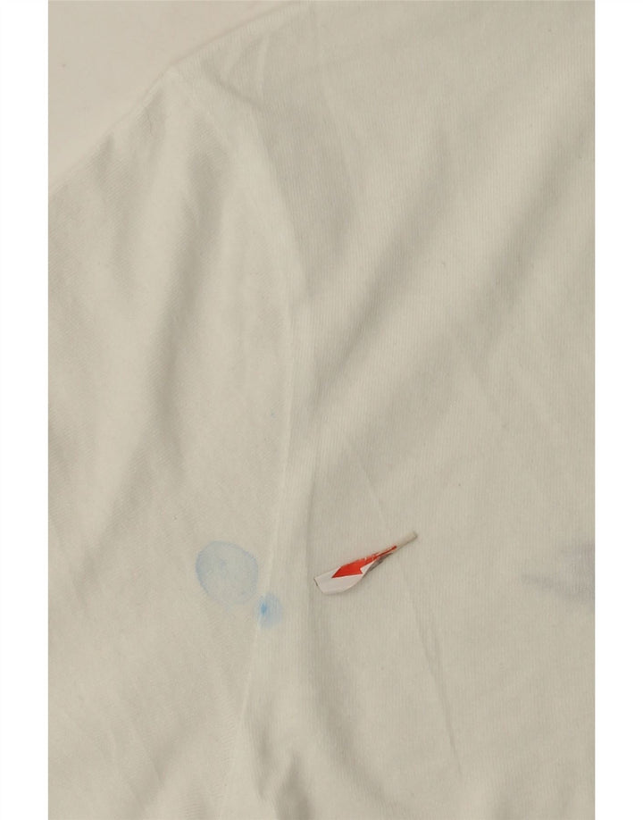 T-shirt Nike da uomo Top Small in cotone bianco