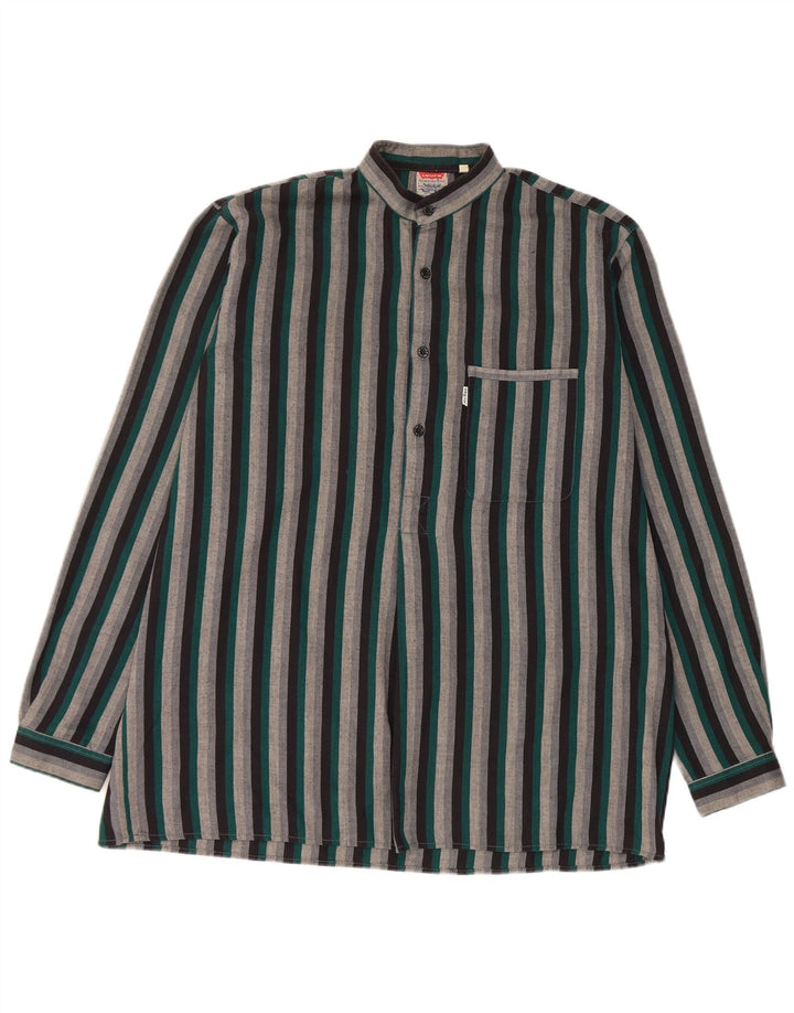 Camicia pullover da uomo Levi's taglia 40 poliestere a righe multicolore medio