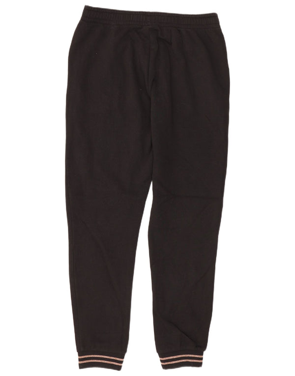Pantaloni da tuta con grafica da donna Puma Joggers UK 10 Small Black Cotton