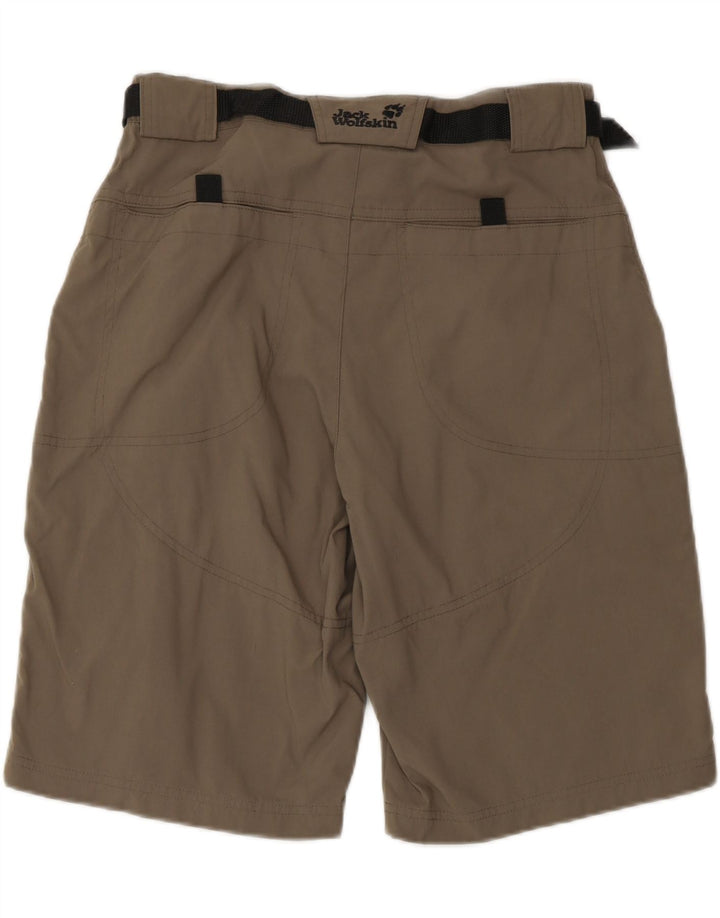 JACK WOLFSKIN Mens Cargo Shorts W30 Medium Khaki Polyamide Vintage Jack Wolfskin and Second-Hand Jack Wolfskin from Messina Hembry 