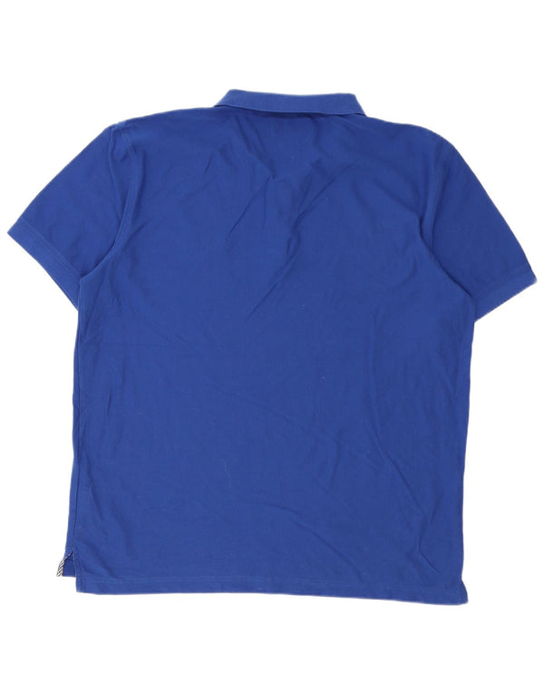 Polo da uomo Regular Fit Tommy Hilfiger 2XL Blu Colourblock in cotone