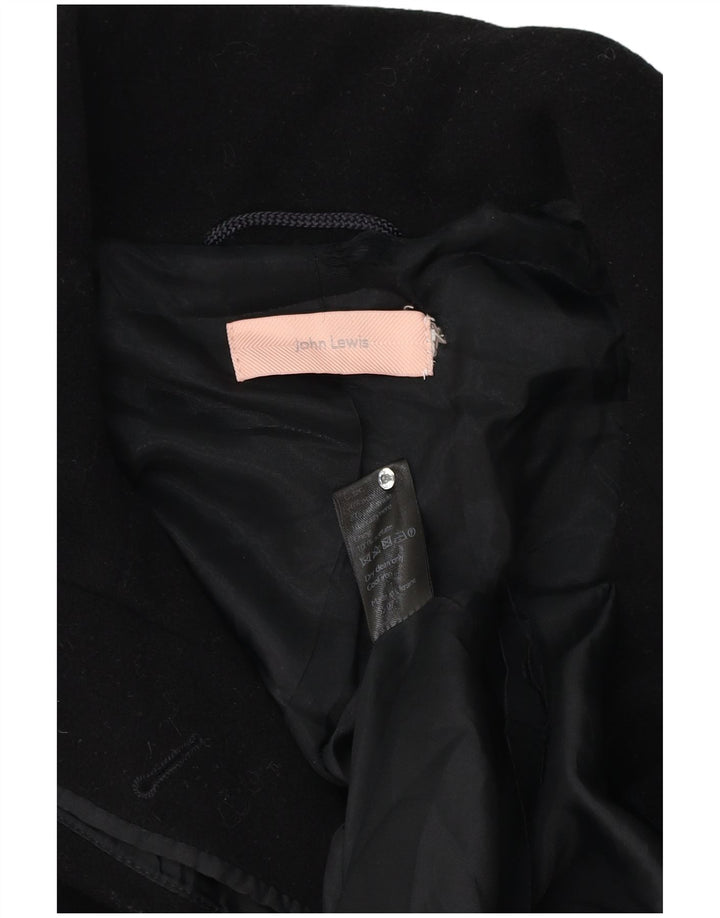 Soprabito da donna John Lewis UK 18 XL lana nera