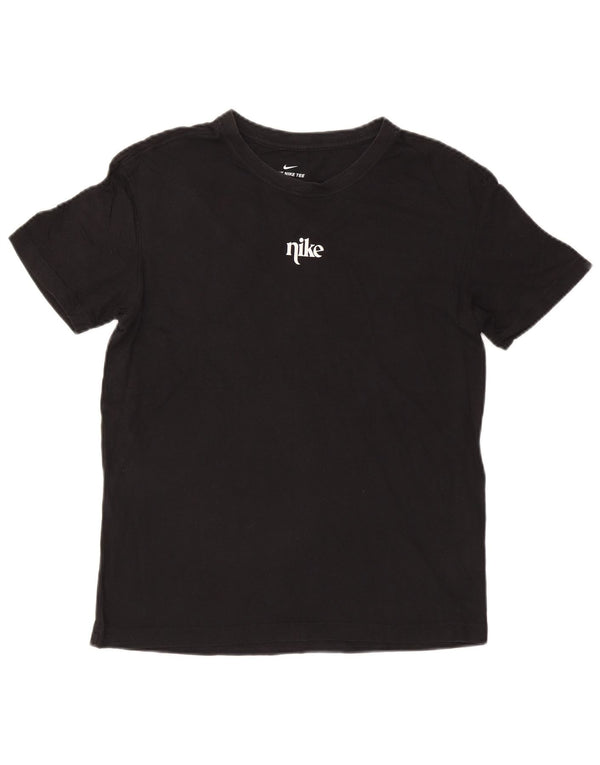 T-shirt grafica da uomo Nike Top Small in cotone nero