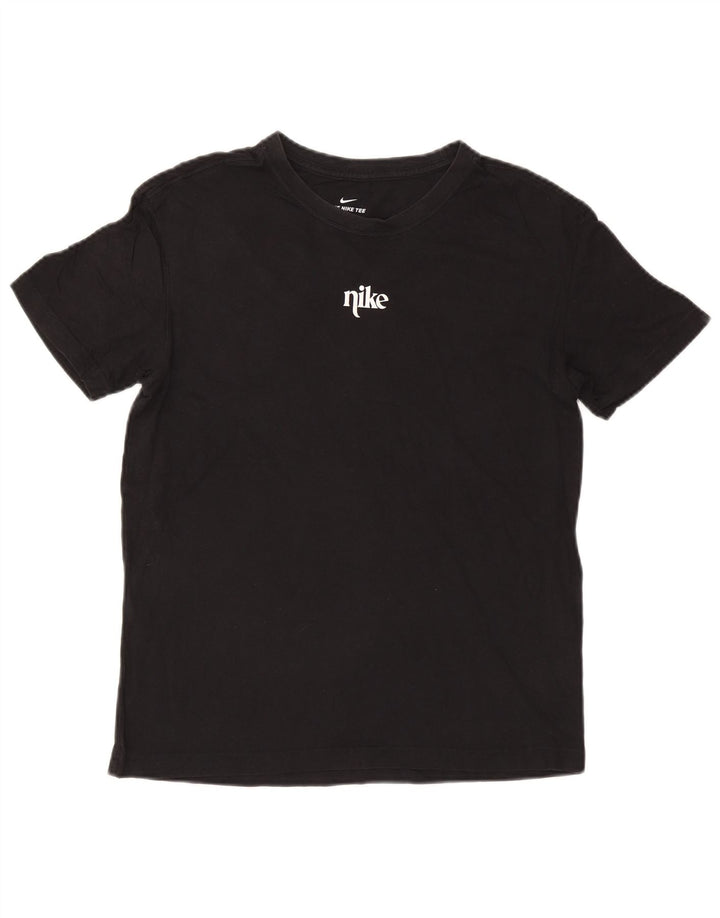 T-shirt grafica da uomo Nike Top Small in cotone nero