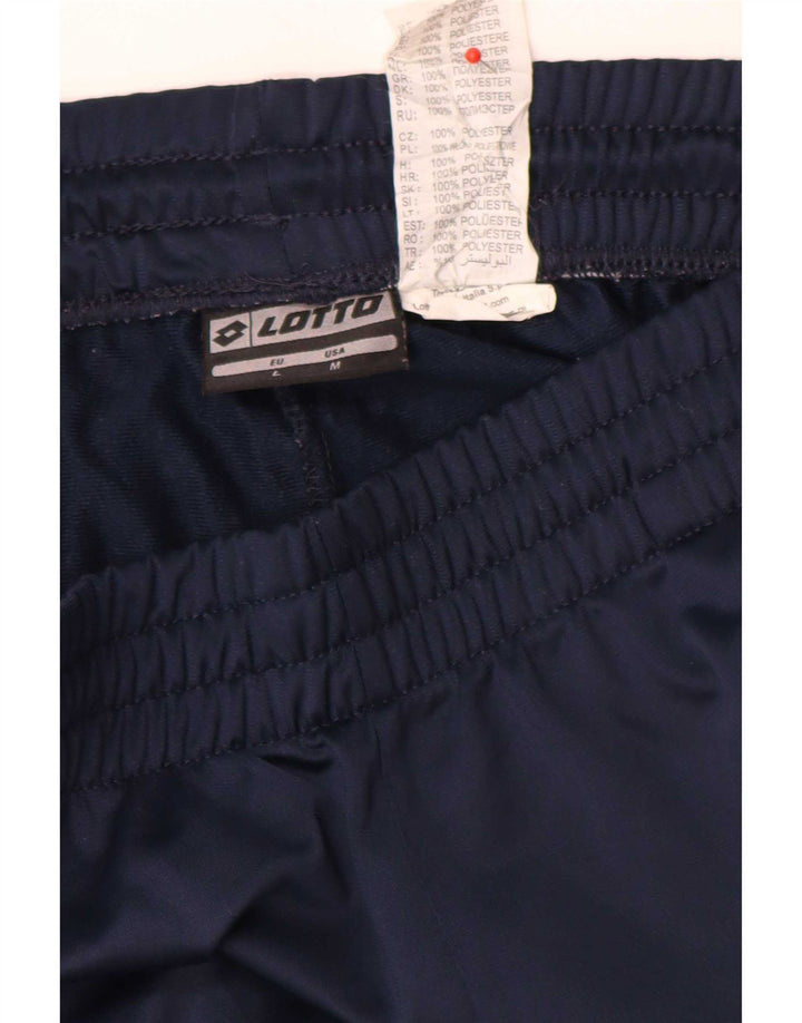 Pantaloni da tuta da uomo Lotto Medio in poliestere blu navy