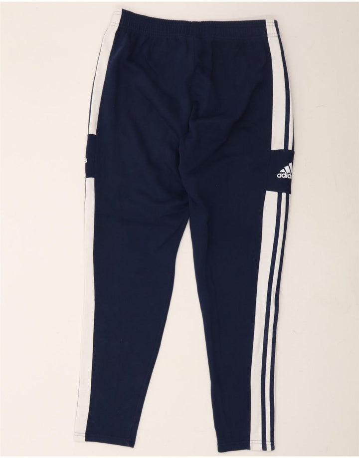 ADIDAS Mens Tracksuit Trousers Medium Navy Blue Cotton Vintage Adidas and Second-Hand Adidas from Messina Hembry 