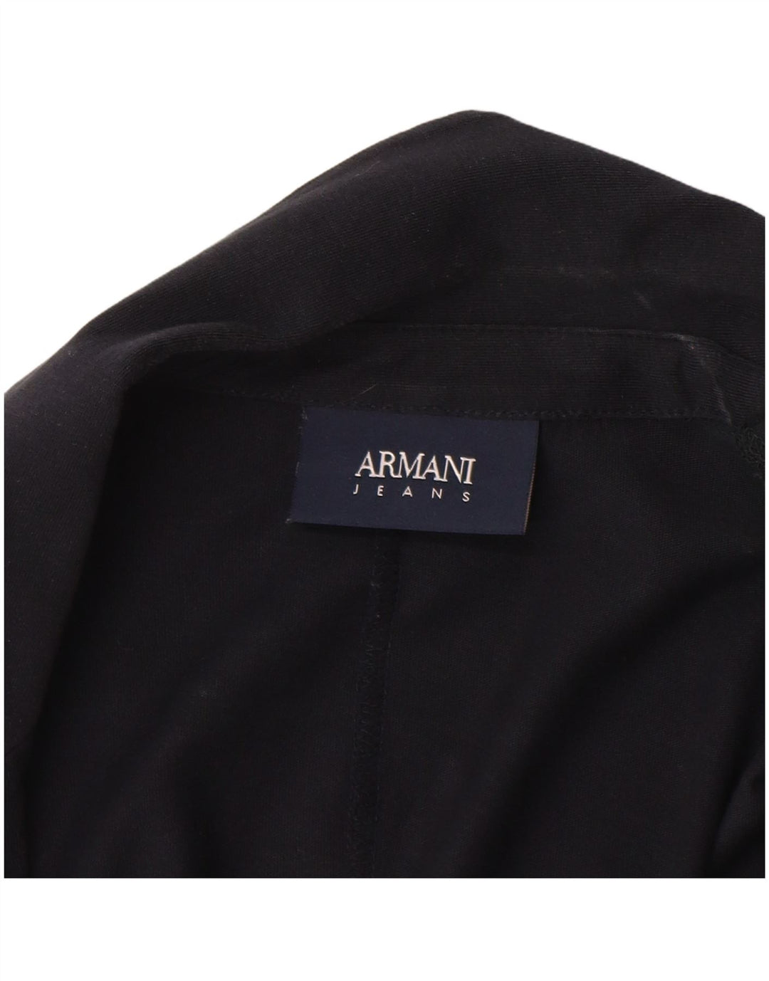 Giacca blazer da donna a 2 bottoni Armani Jeans, UK 18 XL, cotone blu navy