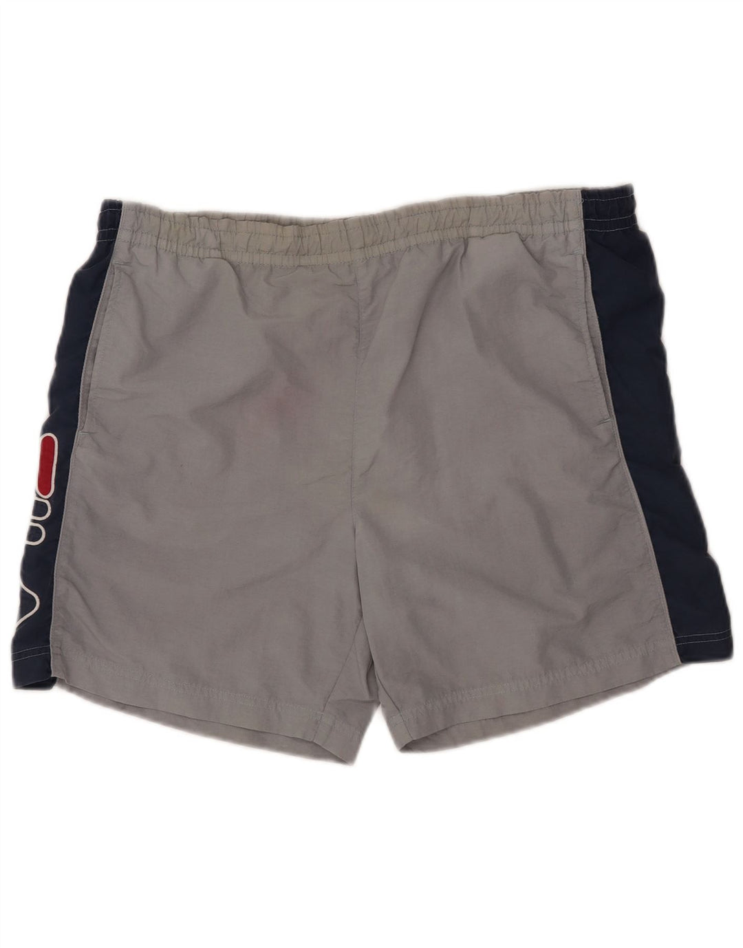 Pantaloncini sportivi grafici da uomo Fila Large Grey Colourblock