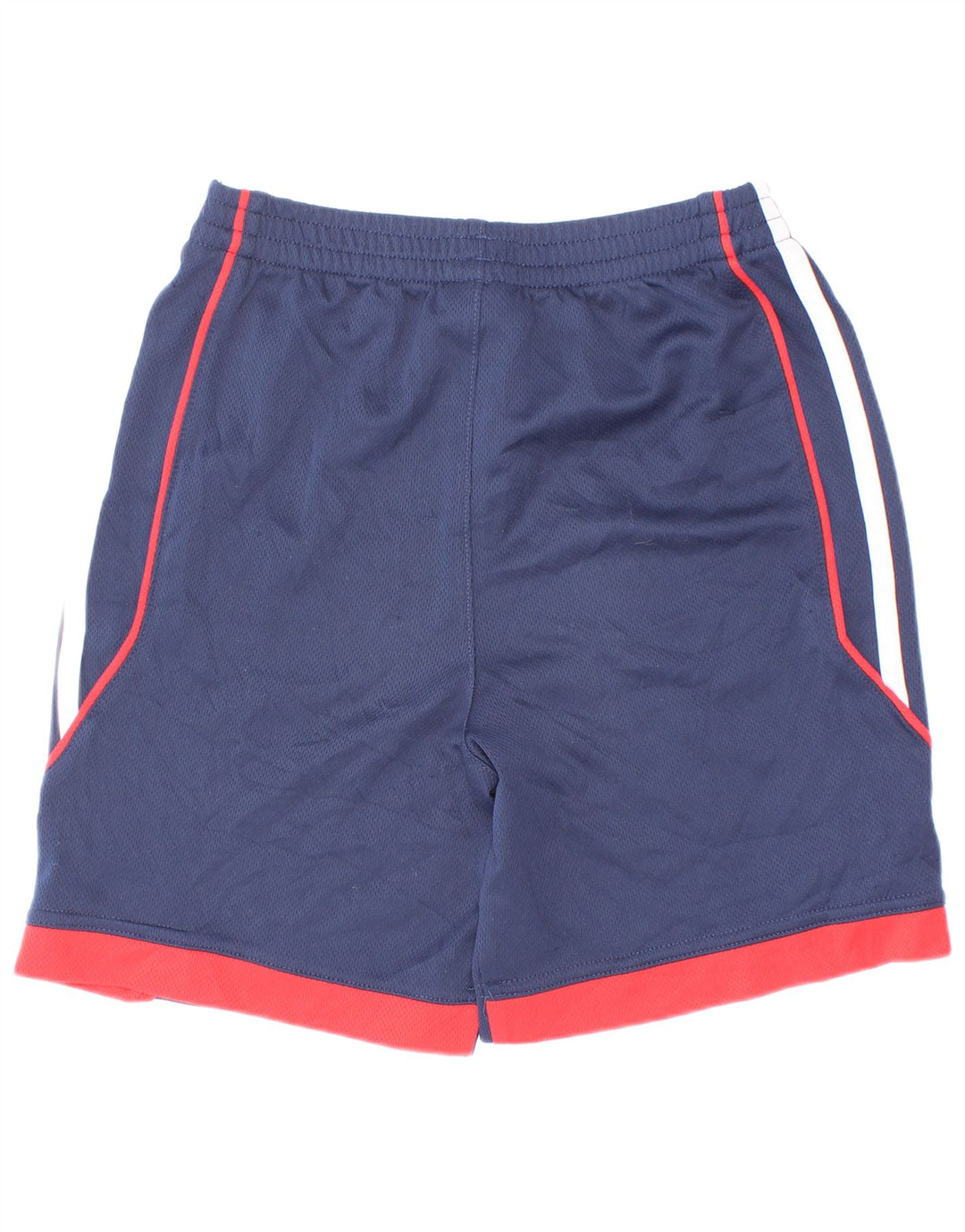 Pantaloncini sportivi Adidas da bambino 5-6 anni in poliestere color block blu navy