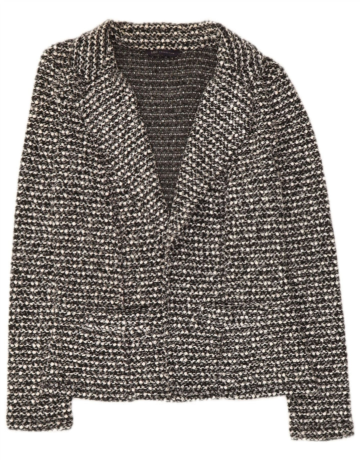 Giacca Marks & Spencer da donna Open Blazer UK 8 Small Black Flecked