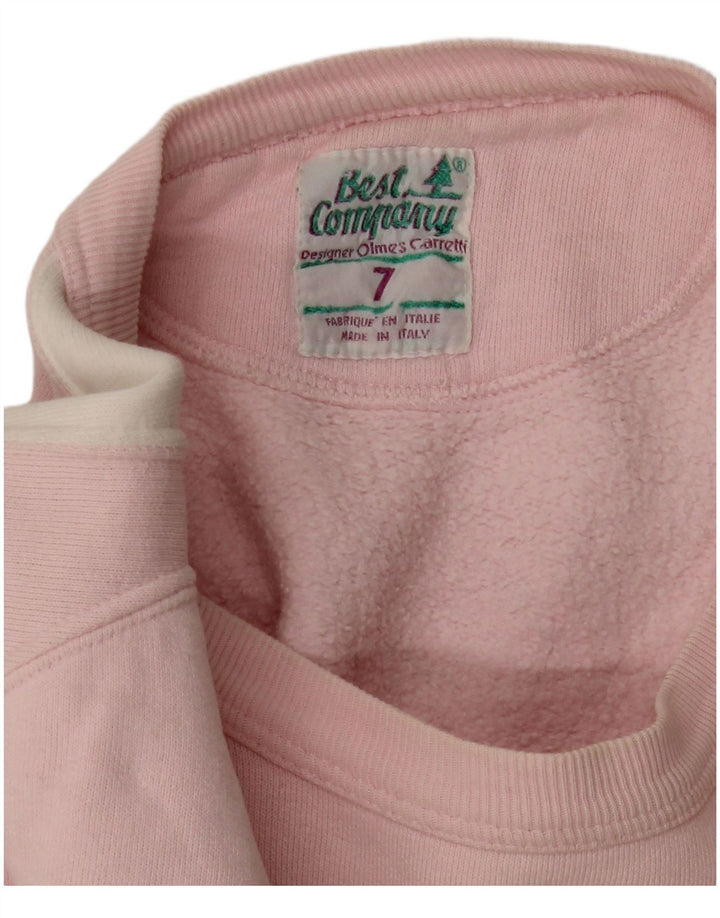 Felpa corta da donna Best Company, taglia UK 14, colore rosa medio