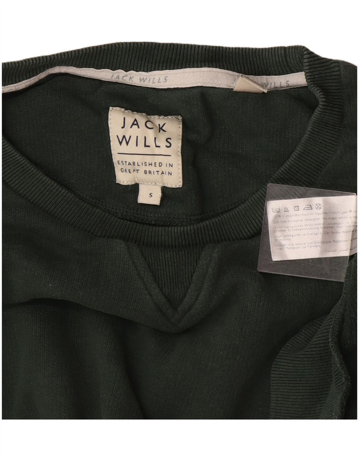 Felpa da uomo Jack Wills Maglione piccolo cotone verde