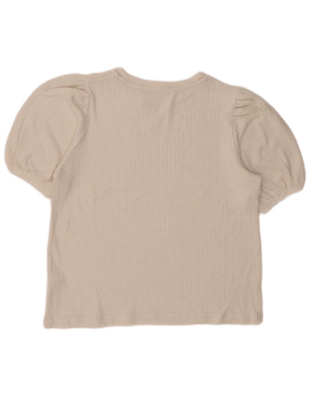 Top camicetta da donna Marks & Spencer UK 14 Viscosa bianca media