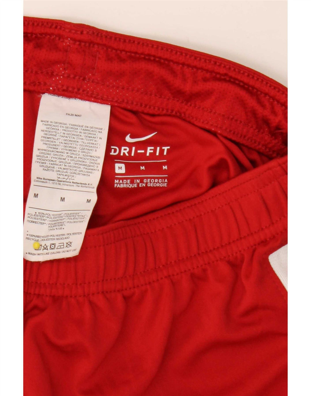 Pantaloncini sportivi da uomo Nike Liverpool, poliestere color block rosso medio