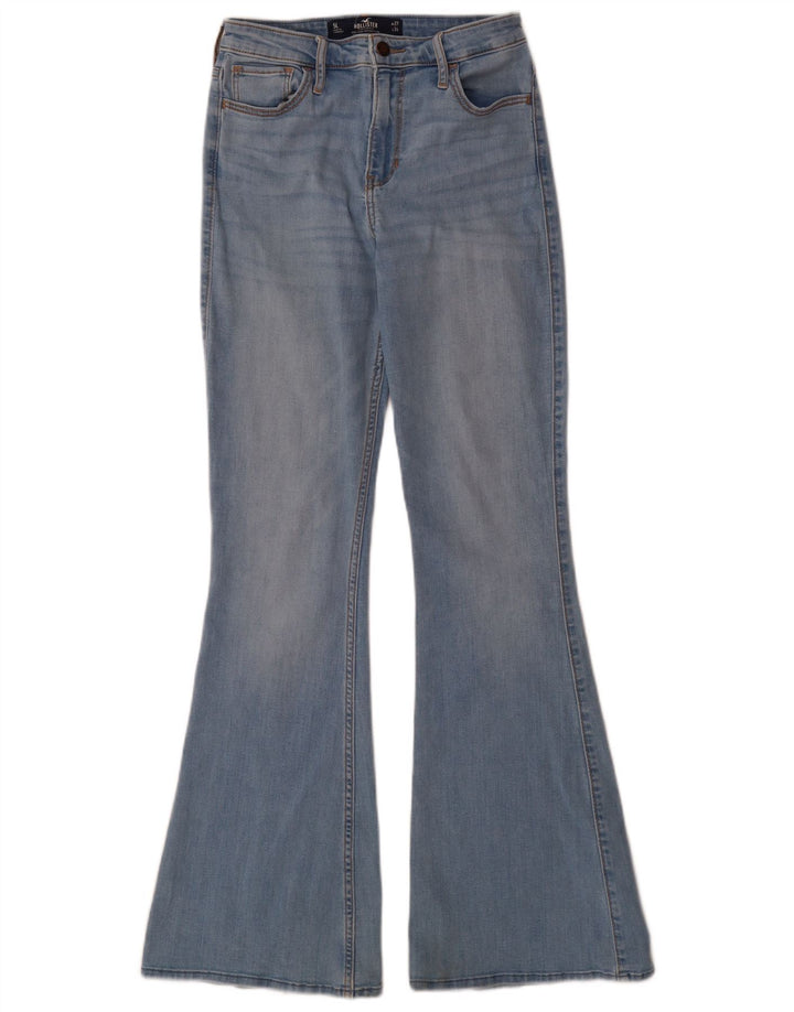 Jeans svasati Hollister da donna W27 L34 cotone blu