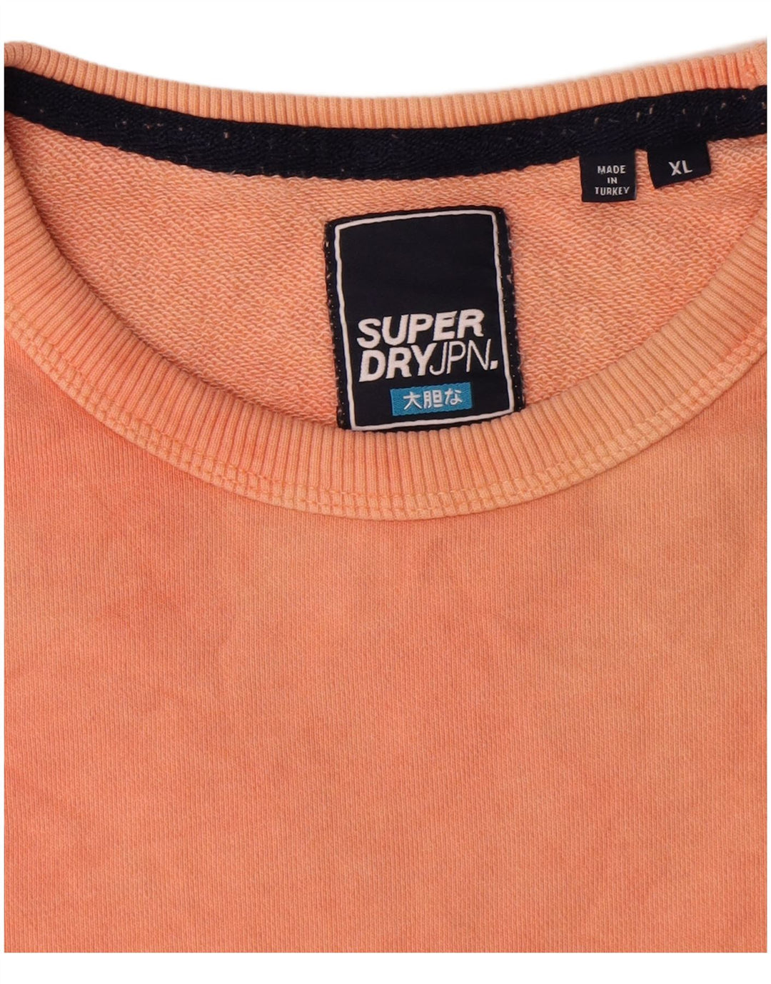 Felpa da uomo Superdry Jumper XL arancione Tie Dye Cotton