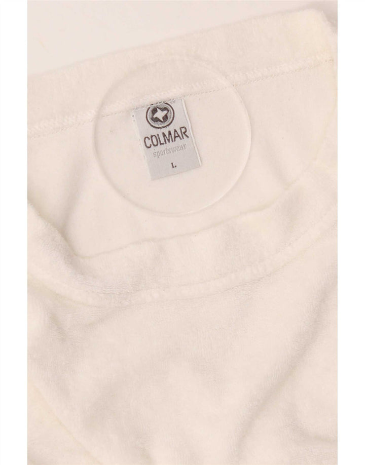 T-shirt da uomo Colmar grande bianca