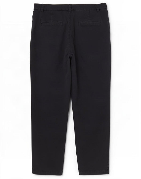 Pantaloni chino da donna Marks & Spencer UK 12 Medium W34 L38 Blu navy