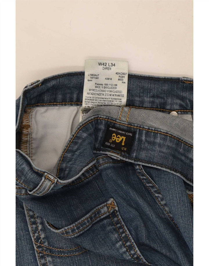 Jeans dritti da uomo Lee Daren W42 L34 cotone blu