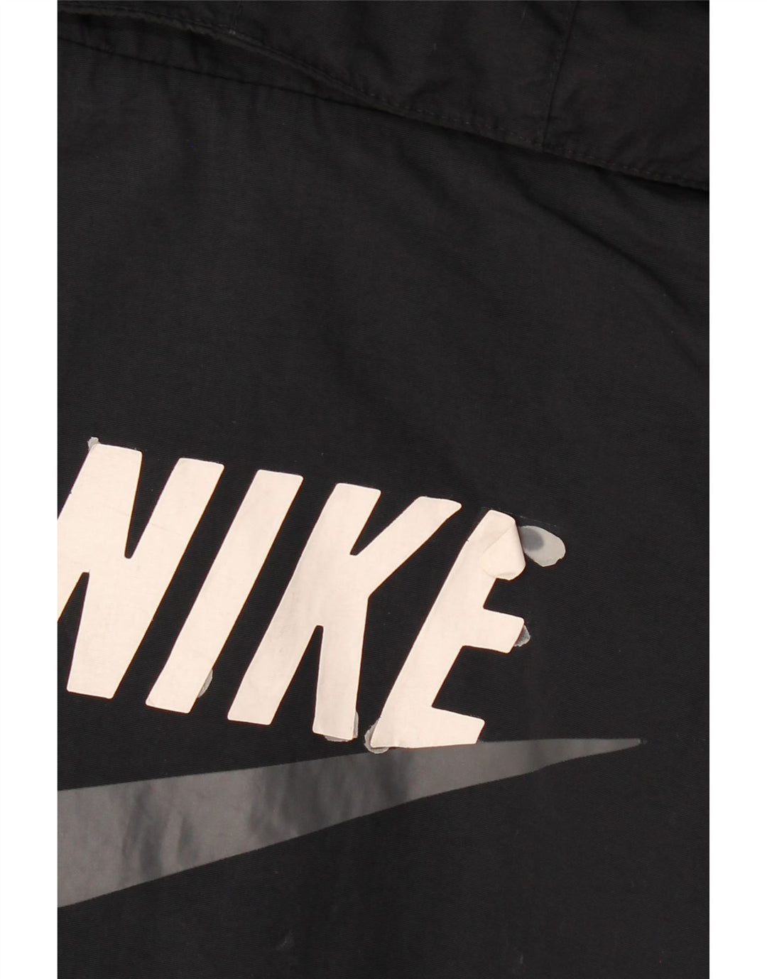 Giacca a vento con cappuccio Nike da ragazzo 12-13 anni Large in nylon nero