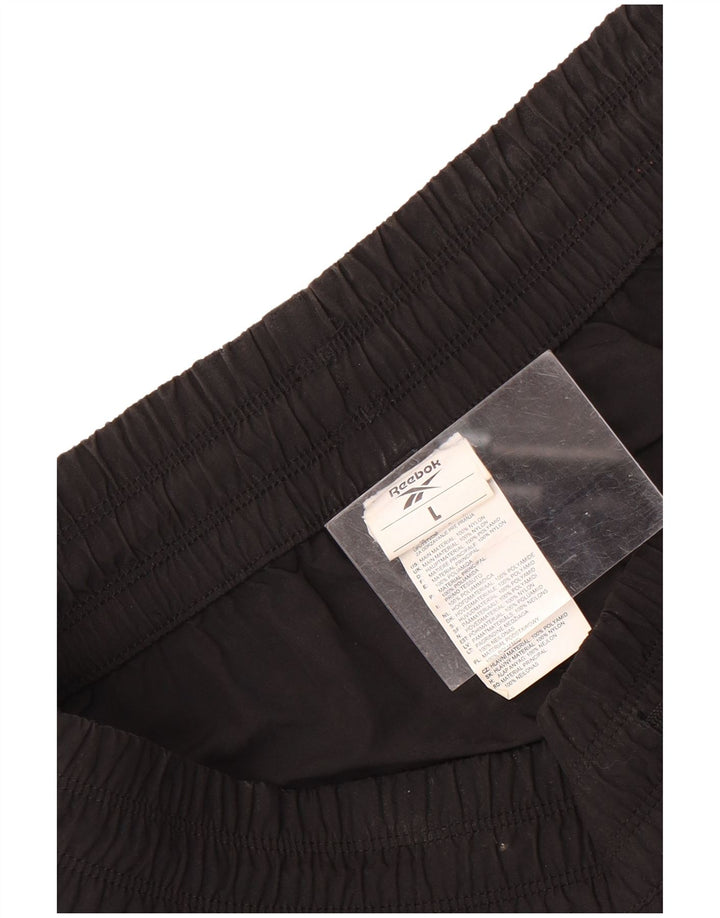 Pantaloncini sportivi Reebok da donna UK 16 grandi nylon nero