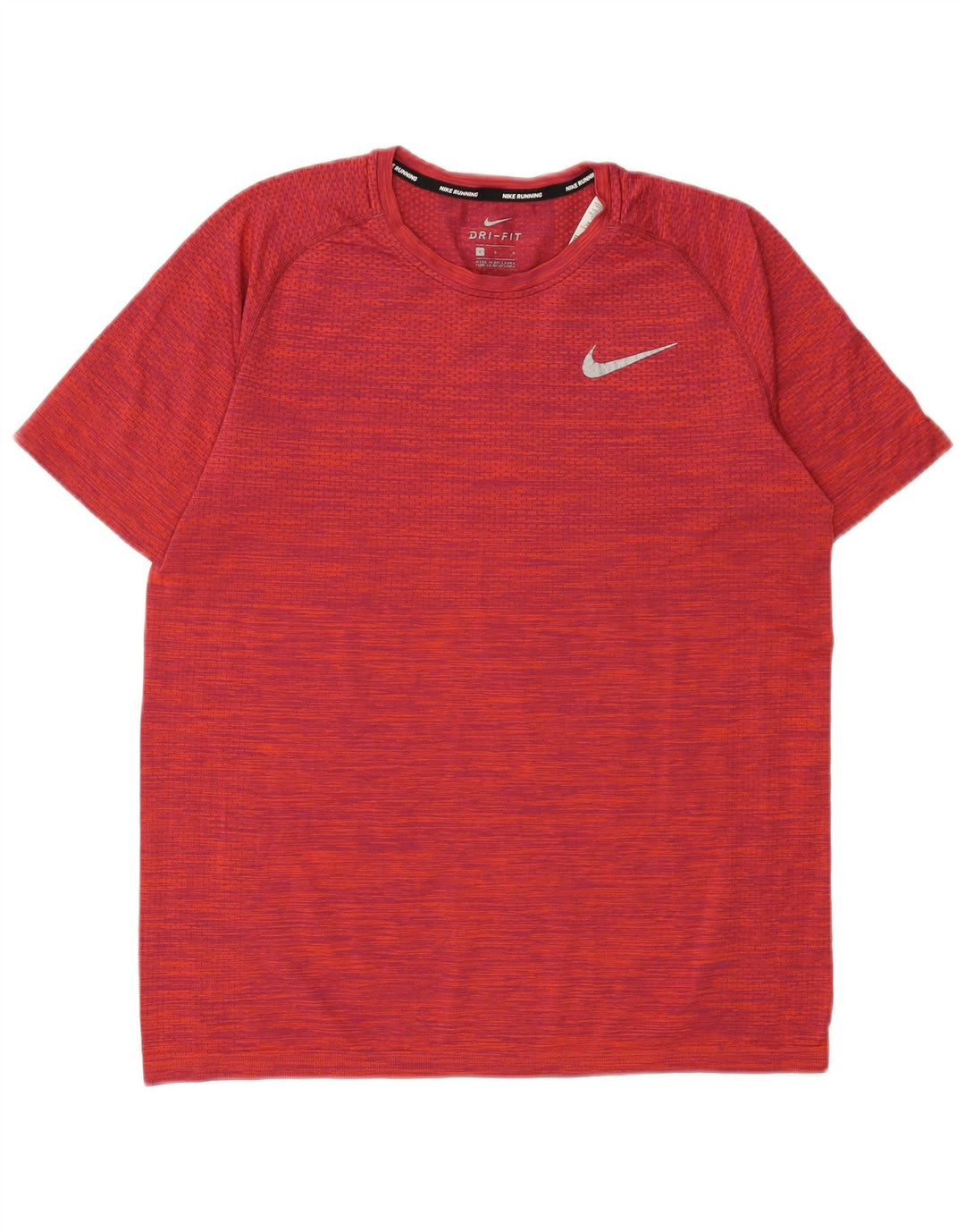 T-shirt Nike Dri Fit da uomo, grande, in nylon rosso