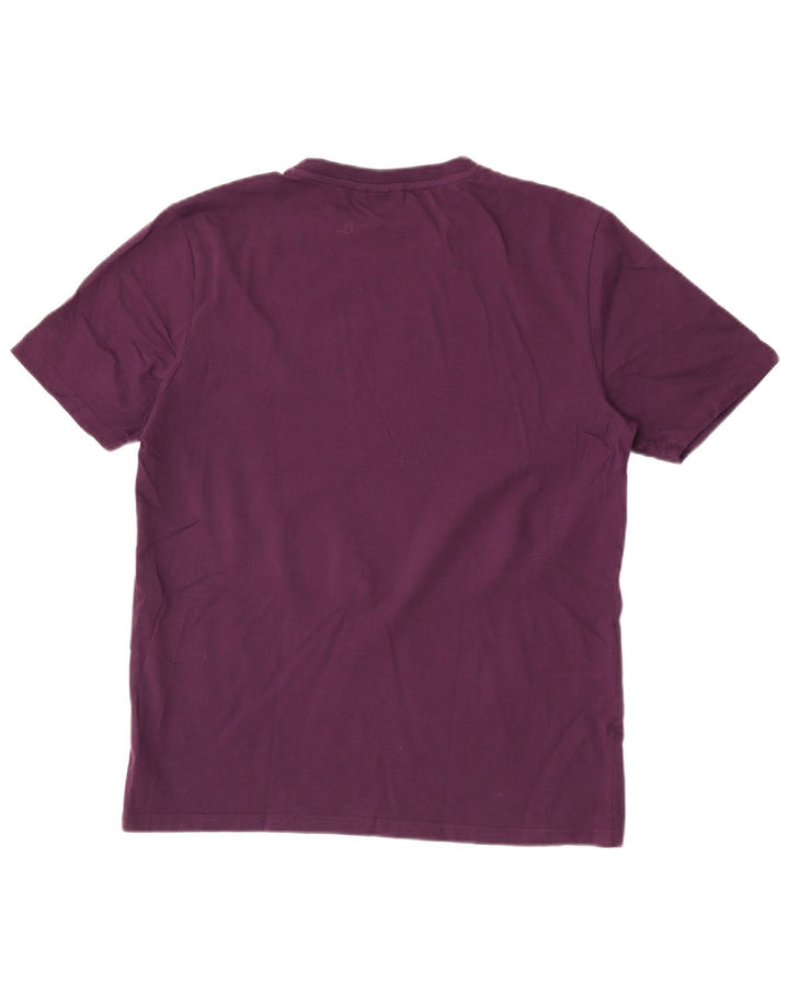 T-shirt da uomo Ellesse Top in cotone viola medio