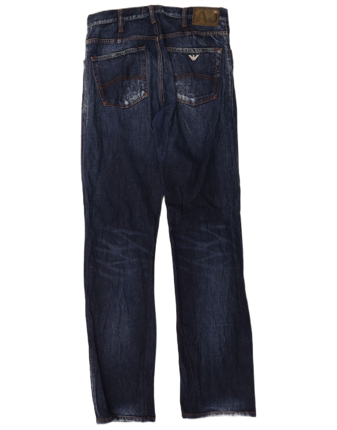 Jeans dritti da uomo Armani W32 L35 Blu Navy