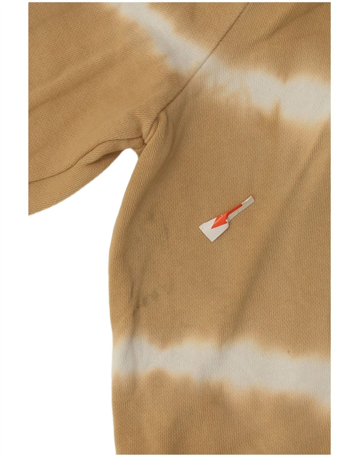 Felpa da donna Marks & Spencer UK 12 Cotone a righe beige medio