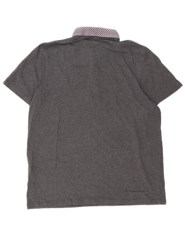 Polo da uomo Ted Baker taglia 4 grande grigia