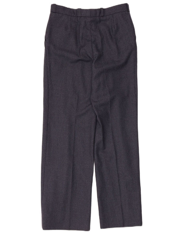Pantaloni casual bootcut da uomo Pierre Cardin W30 L32 gessato blu navy