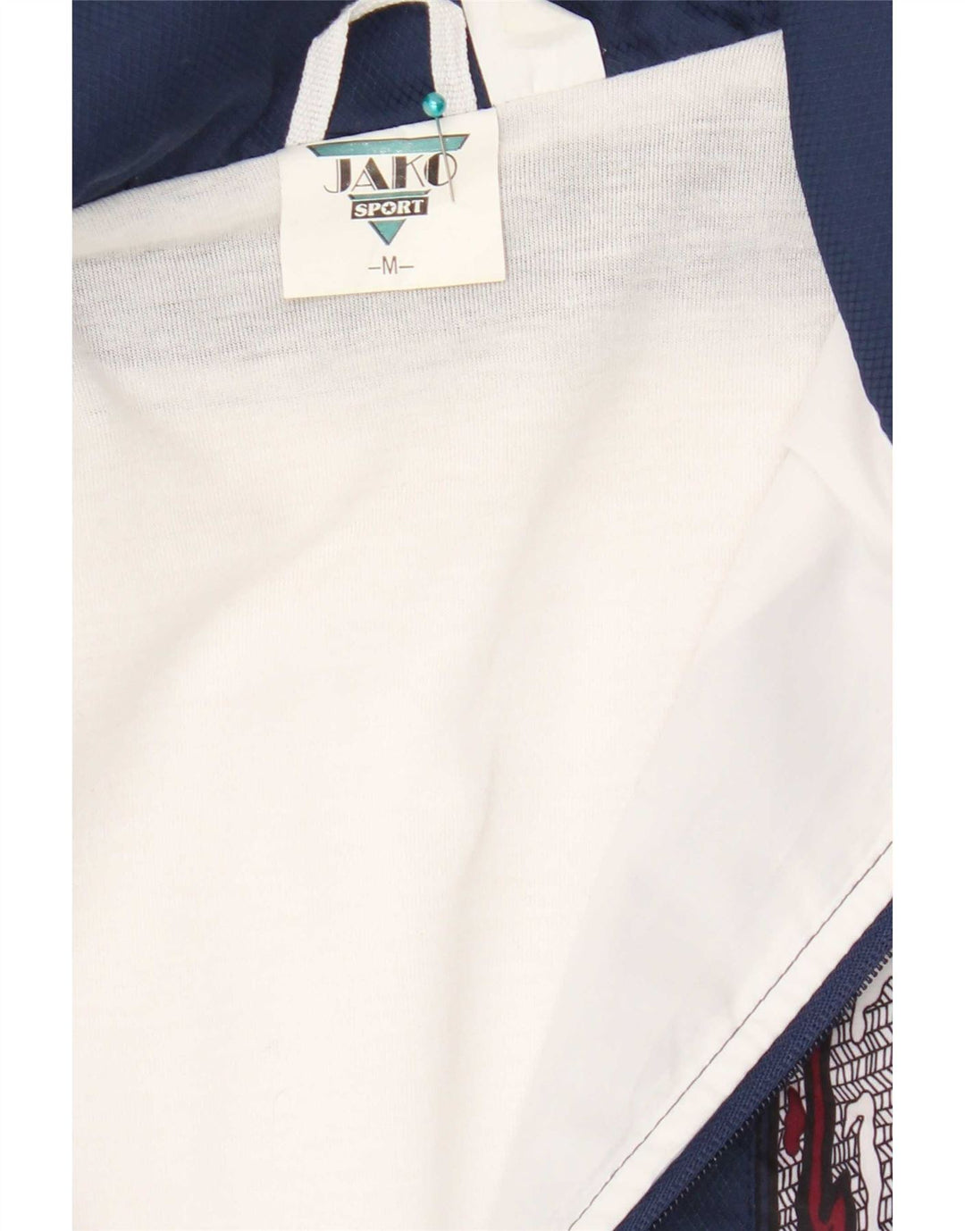 Giacca da tuta da uomo Jako in poliestere color block medio blu navy