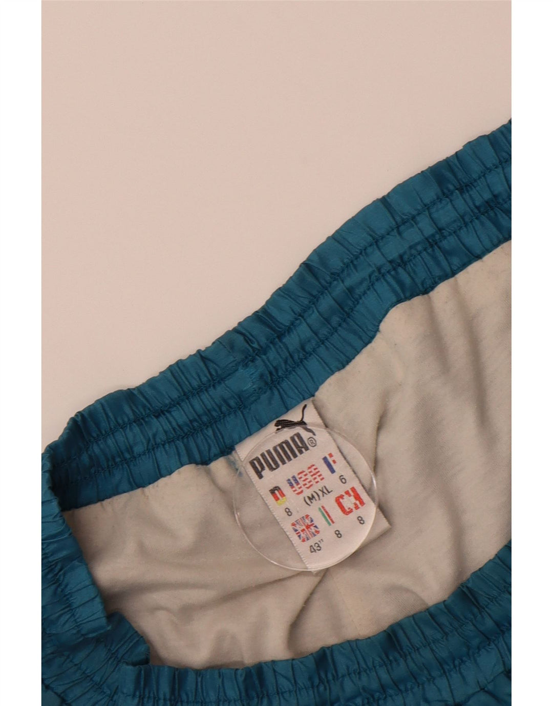PUMA Mens Tracksuit Trousers Joggers Large  Blue Polyamide Vintage Puma and Second-Hand Puma from Messina Hembry 