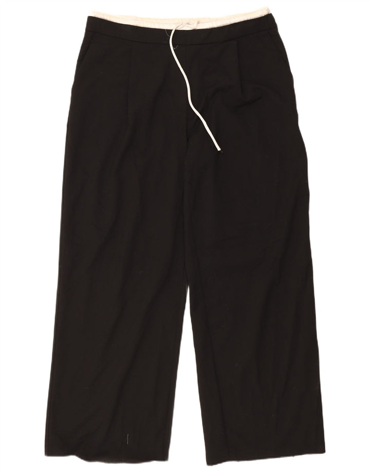 Pantaloni chino dritti da donna Zara XL W32 L32 poliestere nero