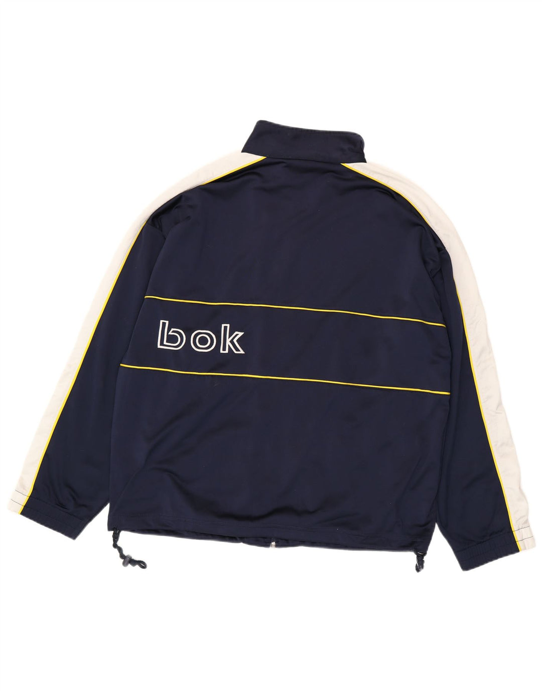 Giacca Reebok da uomo con grafica grafica, color block medio blu navy