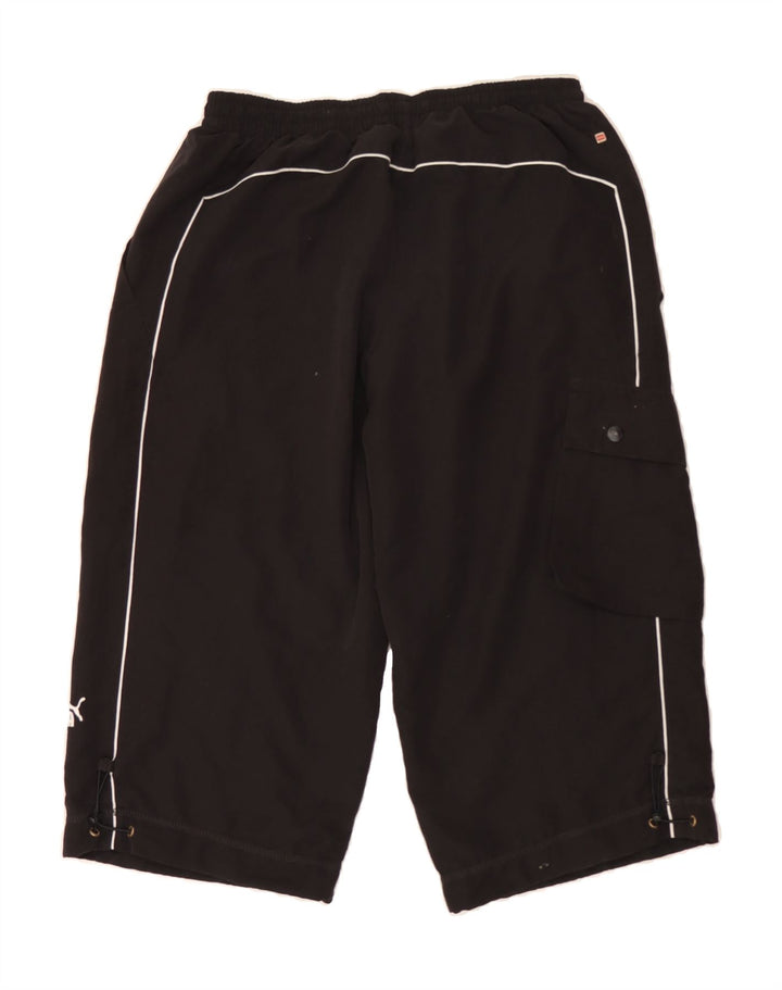 PUMA Mens Bermuda Sport Shorts Medium Black Vintage Puma and Second-Hand Puma from Messina Hembry 